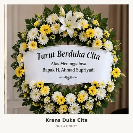 Krans Bunga Duka Kranggan